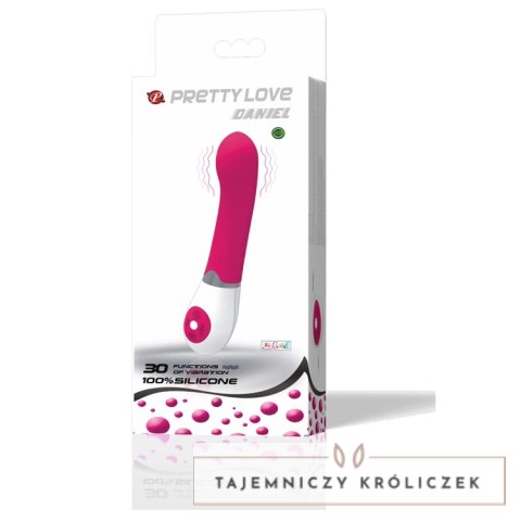 Pretty Love Daniel masażer intymny silikonowy 19,5 cm liliowy PRETTY LOVE