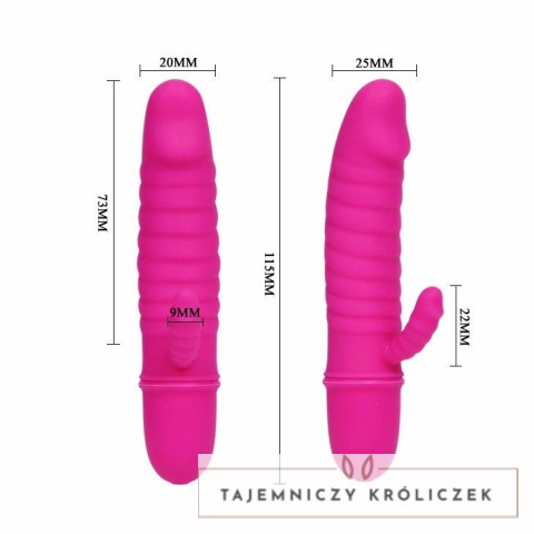 Pretty Love Flirt I - Liliowy masażer mini, 10 trybow, silikonowy PRETTY LOVE