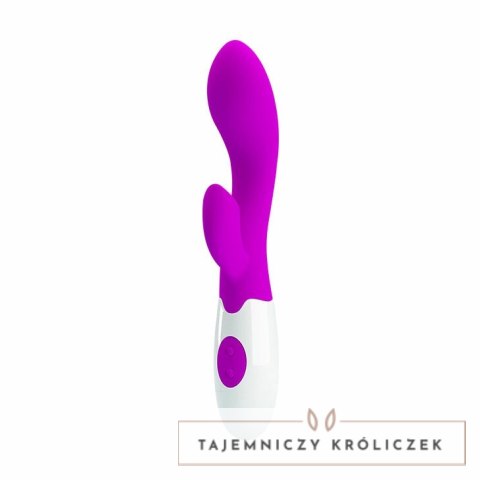 Pretty Love Flirtujący model wibrujący zielono-biały 20cm silikon PRETTY LOVE