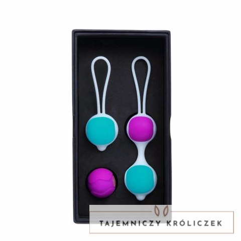 Pretty Love Orgasmic Ball Deluxe - zestaw kulek treningowych 30/40g silikon PRETTY LOVE