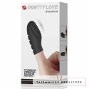Pretty Love Stanford czarny naparstek wibracyjny silikonowy PRETTY LOVE