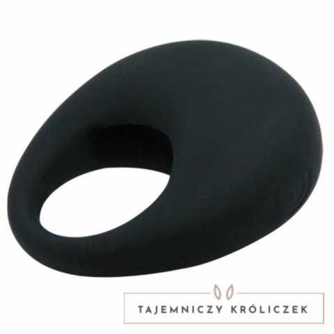 Pretty Love Trap anatomiczny pierścień wibracyjny silikonowy czarny PRETTY LOVE