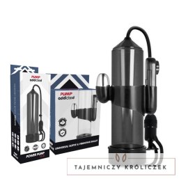 Pump Addicted RX5 Czarny System Prożniowy z Wibracją 23cm ABS+Silikon PUMP ADDICTED