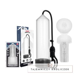 Pump Addicted RX5 Transparent - System prożniowy z wkładem intymnym PUMP ADDICTED