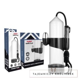 Pump Addicted RX5 przezroczysty system prożniowy z wibracją 23 cm PUMP ADDICTED