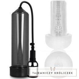 Pump Addicted RX7 Czarny - System Prożniowy z Wkładem Intymnym PUMP ADDICTED