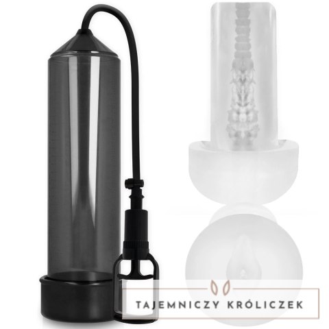 Pump Addicted RX7 Czarny - System Prożniowy z Wkładem Intymnym PUMP ADDICTED