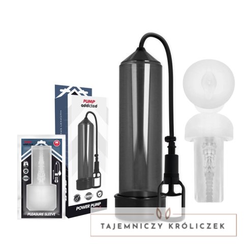 Pump Addicted RX7 Czarny - System Prożniowy z Wkładem Intymnym PUMP ADDICTED