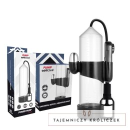 Pump Addicted RX7 przezroczysty system prożniowy z wibracją ABS+Silikon PUMP ADDICTED