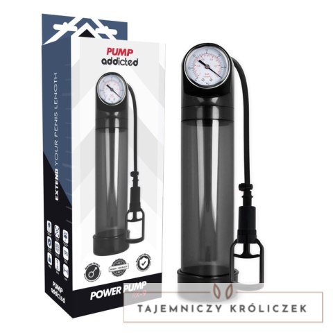 Pump Addicted RX9 Black - System prożniowy z kalibracją, 20 cm PUMP ADDICTED