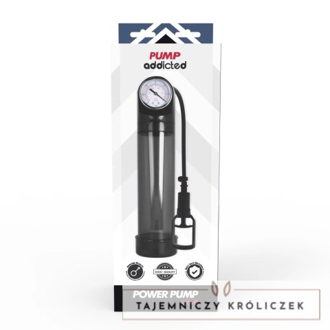 Pump Addicted RX9 Black - System prożniowy z kalibracją, 20 cm PUMP ADDICTED