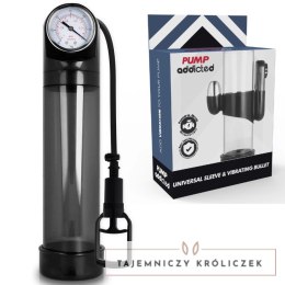 Pump Addicted RX9 Czarny - pompa prożniowa z kalibracją i wibracją PUMP ADDICTED