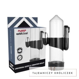 Pump Addicted - Wibrujący Pocisk do Systemow Pomp, Czarny PUMP ADDICTED