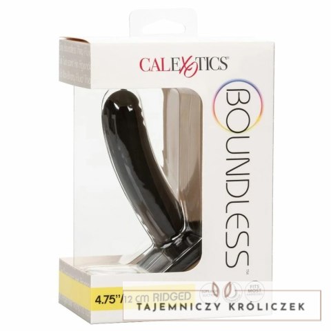 CalExotics Boundless 12 cm silikonowy model z przyssawką i kompatybilnością z uprzężami CALEXOTICS