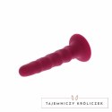 Get Real Dong 12 cm czerwony - model z przyssawką i silikonem premium GET REAL