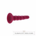 Get Real Dong 12 cm czerwony - model z przyssawką i silikonem premium GET REAL