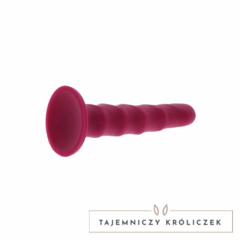 Get Real Dong 12 cm czerwony - model z przyssawką i silikonem premium GET REAL