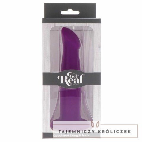 Get Real Goodhead model 12 cm fioletowy z przyssawką silikonowy GET REAL