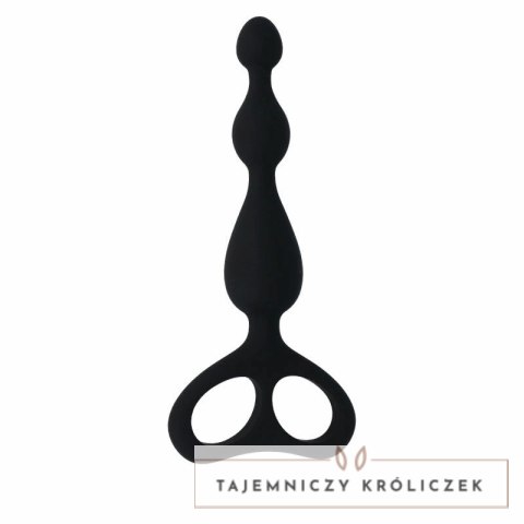 Intense Danti Czarny stymulator analny silikonowy 17,5 cm INTENSE
