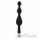 Intense Danti Czarny stymulator analny silikonowy 17,5 cm INTENSE
