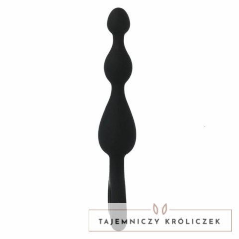 Intense Danti Czarny stymulator analny silikonowy 17,5 cm INTENSE
