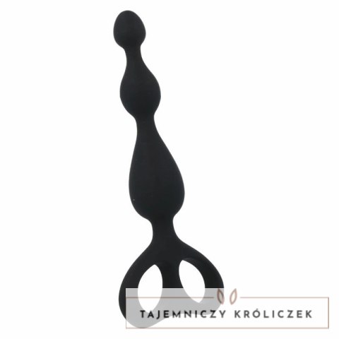 Intense Danti Czarny stymulator analny silikonowy 17,5 cm INTENSE