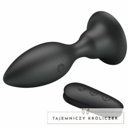MR PLAY Model 12 Trybow Wibracji Czarny Pilot Silikonowy System MR PLAY