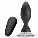 MR PLAY Model 12 Trybow Wibracji Czarny Pilot Silikonowy System MR PLAY
