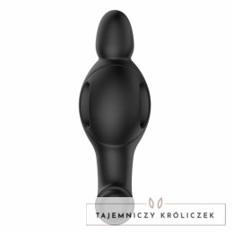 MR PLAY silikonowy korek z wibracją, 10 trybow, czarny, 11,8 cm MR PLAY
