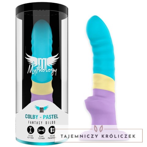 MYTHOLOGY Colby Pastel M - Model silikonowy z przyssawką 17 cm MYTHOLOGY FANTASY
