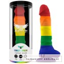 MYTHOLOGY Corey Pride M - silikonowa maszyna intymna, kolor PRIDE, 18 cm MYTHOLOGY FANTASY