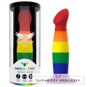 MYTHOLOGY Garrick Pride M - Kolorowa maszyna intymna, silikon, 16,5 cm MYTHOLOGY FANTASY