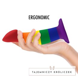 MYTHOLOGY Garrick Pride M - Kolorowa maszyna intymna, silikon, 16,5 cm MYTHOLOGY FANTASY