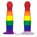 MYTHOLOGY Garrick Pride M - Kolorowa maszyna intymna, silikon, 16,5 cm MYTHOLOGY FANTASY