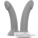 MYTHOLOGY Rune Majestic S - anatomiczny model silikonowy, srebrny, 15.5 cm MYTHOLOGY FANTASY