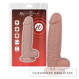 Mr Intense Model 20 - anatomiczny model z przyssawką 20x4,6 cm, naturalny MR. INTENSE