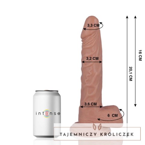 Mr Intense Model 21 silikonowy anatomiczny 20,1 cm przyssawka naturalny MR. INTENSE