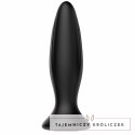 Mr. Play Wibrator Analny 12 Trybow USB Silikon Wodoodporny Czarny MR PLAY