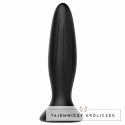 Mr. Play Wibrator Analny 12 Trybow USB Silikon Wodoodporny Czarny MR PLAY