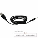 Mr. Play Wibrator Analny 12 Trybow USB Silikon Wodoodporny Czarny MR PLAY