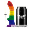 Mythology Colby Pride M - silikonowy model anatomiczny z przyssawką, tęczowy MYTHOLOGY FANTASY