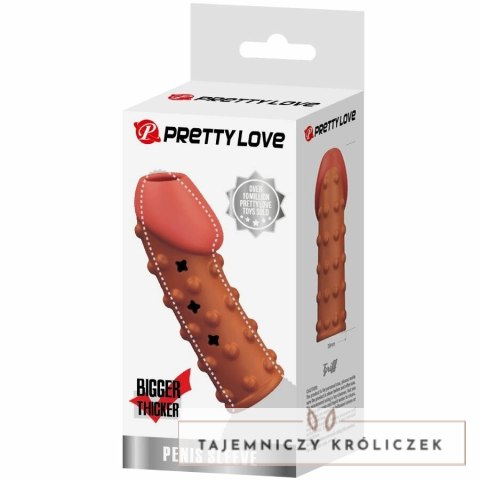 Pretty Love BI-026274MW anatomiczna nakładka intymna TPE transparentna PRETTY LOVE