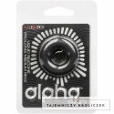 CalExotics Alpha Prolong Medium Ring czarny silikonowy pierścień 2 cm CALEXOTICS