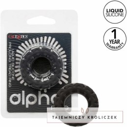 CalExotics Alpha Prolong Ring silikonowy czarny 2,5 cm wodoodporny CALEXOTICS