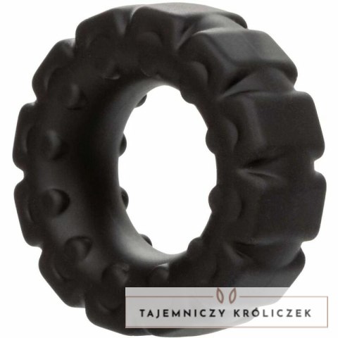 CalExotics Alpha Prolong Ring silikonowy czarny 2,5 cm wodoodporny CALEXOTICS