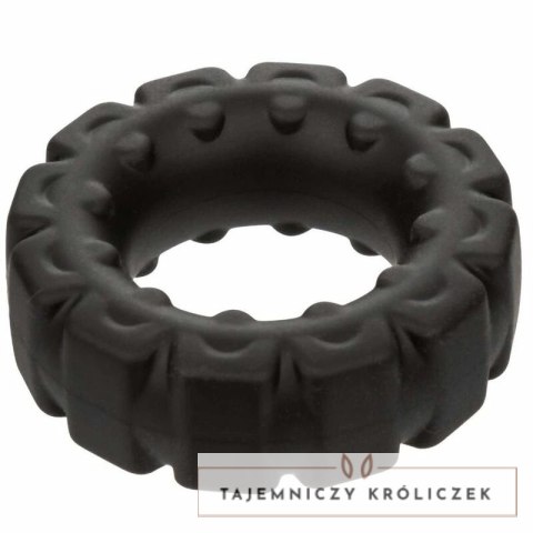 CalExotics Alpha Prolong Ring silikonowy czarny 2,5 cm wodoodporny CALEXOTICS