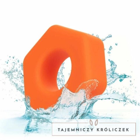 CalExotics Alpha Prolong Sexagon silikonowy pierścień pomarańczowy 2 cm CALEXOTICS