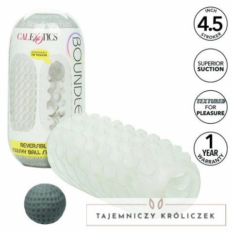 CalExotics Boundless Squishy Ball żołta - dwustronna, elastyczna kulka 11,5 cm CALEXOTICS