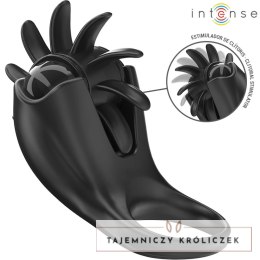 INTENSE Mabel Pierścień Wibracyjny 10 Trybow Stymulator Czarny USB INTENSE