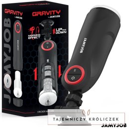 Jamyjob Gravity - automatyczna maszyna intymna, 5 trybow, czarna JAMYJOB